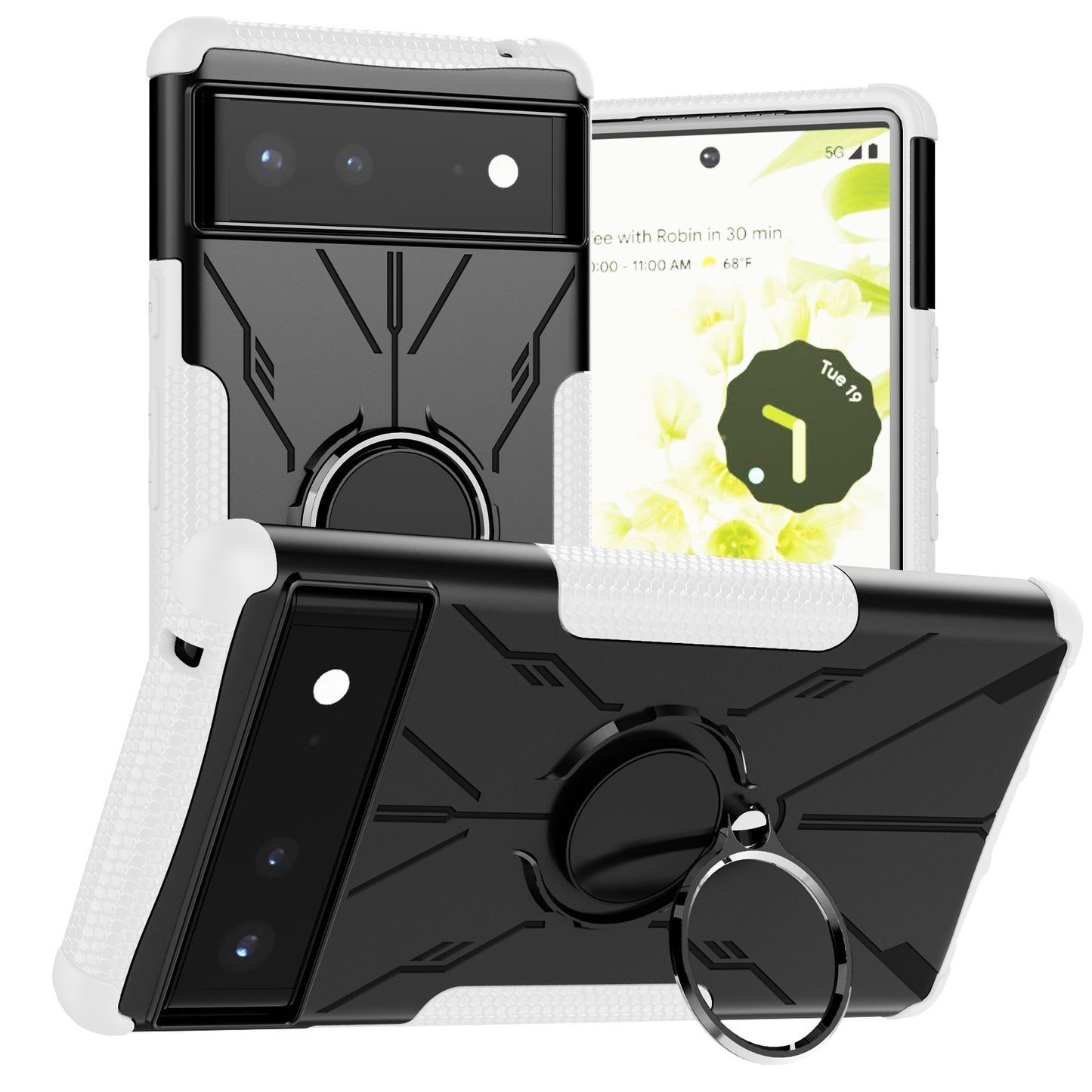 Robot 3 in 1 Heavy Duty Defender Hülle für Google Pixel 6