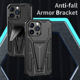 New Extraordinary Armor Bracket Magnetic Phone Case For iPhone 13 Pro Max