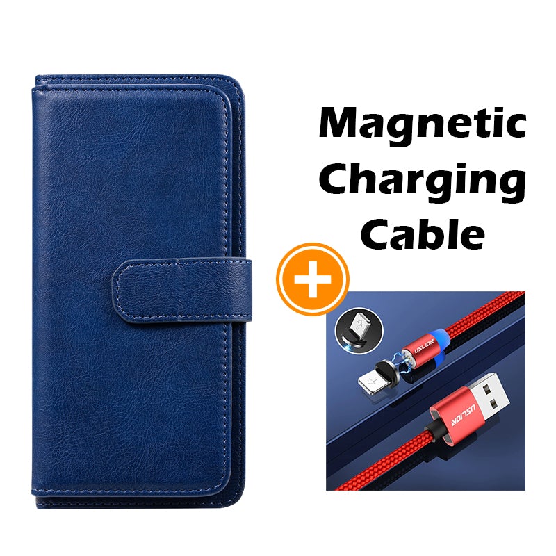 Multifunktionaler Brieftaschen-Handyhülle mit großer Kapazität für Samsung Galaxy A01