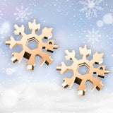 Amenitee 18-in-1 snowflakes multi-tool MULTITOOLS smartsaker golden*2 