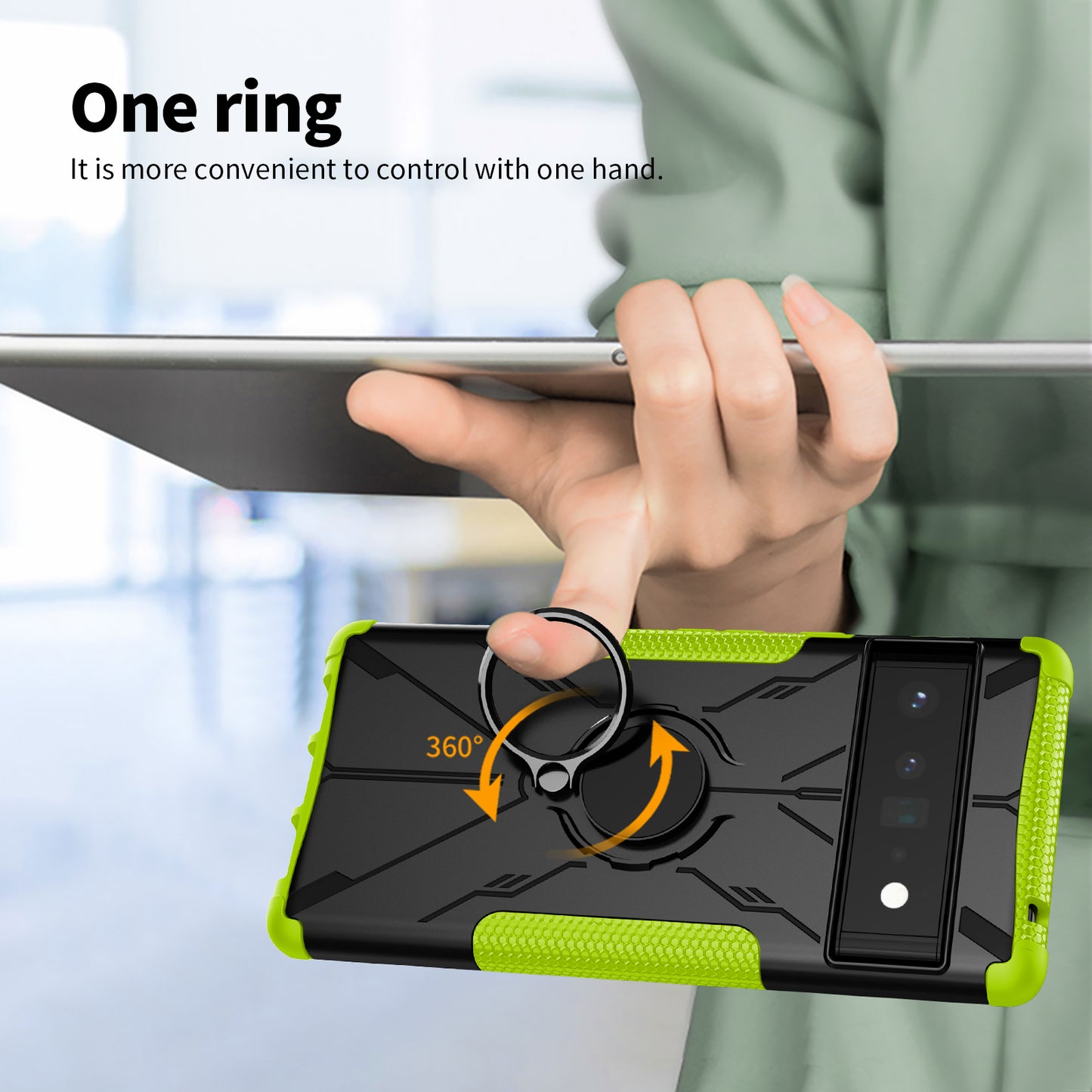 3-in-1 Heavy Duty Defender Roboter-Hülle für Google Pixel 6 Pro