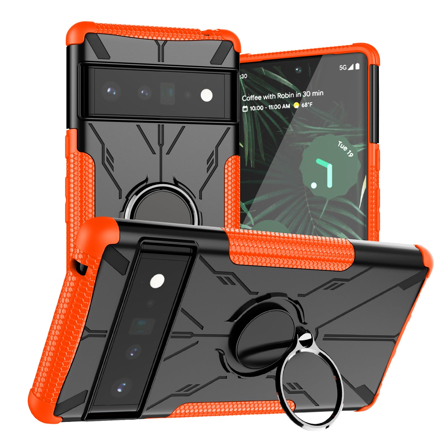 3-in-1 Heavy Duty Defender Roboter-Hülle für Google Pixel 6 Pro