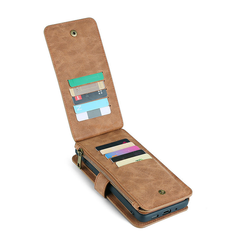 Multifunktionale magnetische Karten-Brieftaschen-Handyhülle für Google Pixel