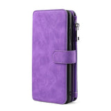 Multifunctional Magnetic Card Wallet Phone Case For Samsung A72 5G