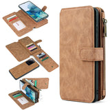 Multifunctional Magnetic Card Wallet Phone Case For Samsung A Series