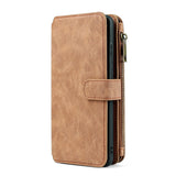 Multifunctional Magnetic Card Wallet Phone Case For Samsung S21FE