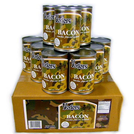🥓YODERS BACON CAISSE COMPLÈTE DE 12 BOÎTES