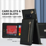 New Crossbody Zipper Wallet Phone Case For Samsung S10E