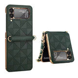 New Folding Chain Phone Case For Samsung Galaxy Z Flip 3 5G