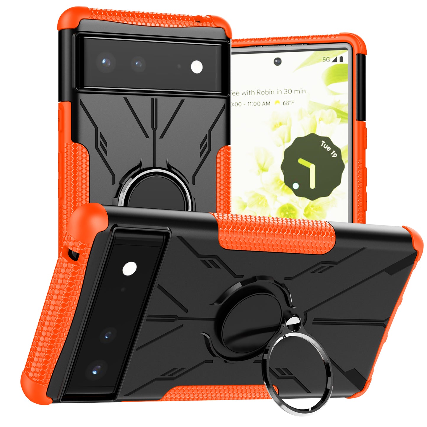 Robot 3 in 1 Heavy Duty Defender Hülle für Google Pixel 6