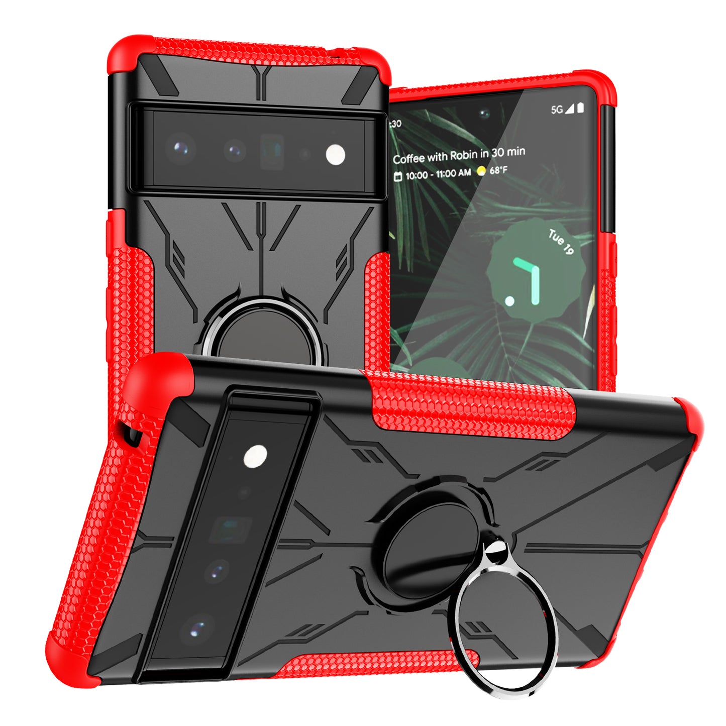 3-in-1 Heavy Duty Defender Roboter-Hülle für Google Pixel 6 Pro