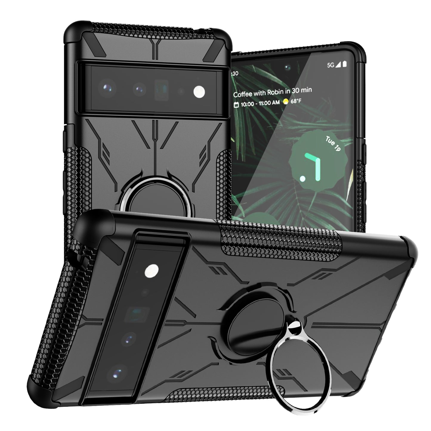 3-in-1 Heavy Duty Defender Roboter-Hülle für Google Pixel 6 Pro