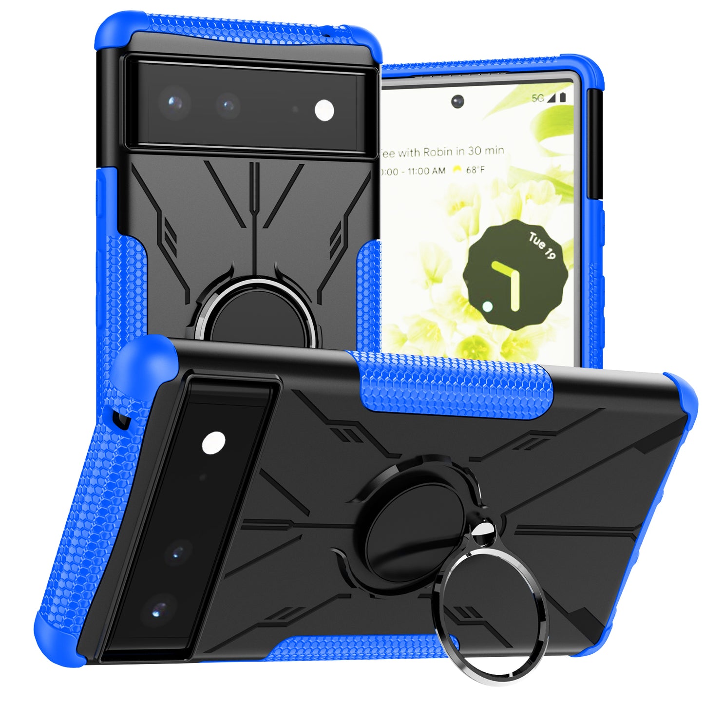 Robot 3 in 1 Heavy Duty Defender Hülle für Google Pixel 6
