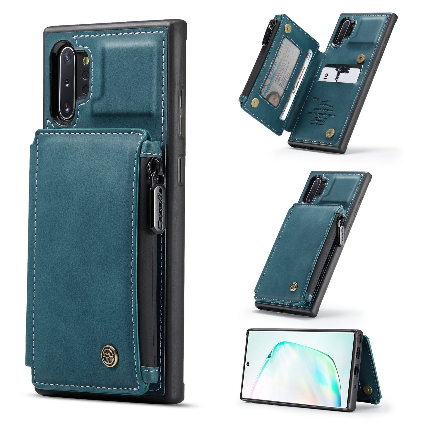 Neue luxuriöse multifunktionale Brieftaschen-Handyhülle für Samsung Note10 Plus