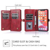 Multifunctional Split Magnetic Wallet Phone Case For iPhone 13 Series