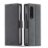 Luxury Leather Flip Wallet Case Cover For Samsung Galaxy Z Fold3 5G