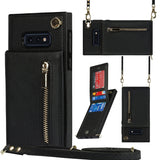 New Crossbody Zipper Wallet Phone Case For Samsung S10E