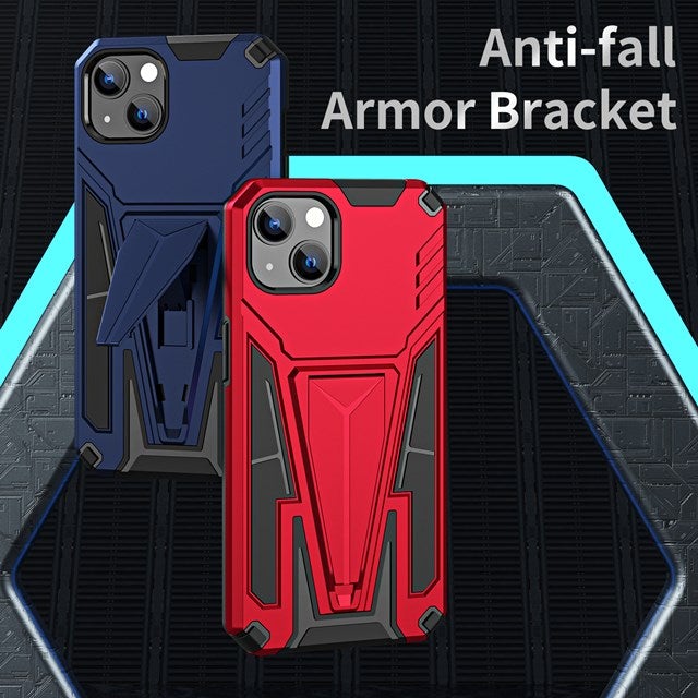 Neue Außergewöhnliche Armor Bracket Magnetische Handyhülle für iPhone 13