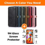 Multifunctional Split Magnetic Wallet Phone Case For Samsung S21FE