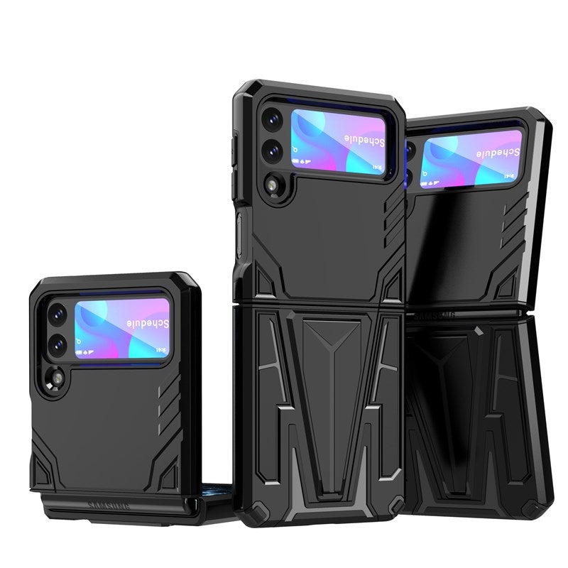 Neue Extraordinary Armor Bracket Magnetic Handyhülle für Samsung Galaxy Z Flip3 5G
