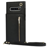 New Crossbody Zipper Wallet Phone Case For Samsung S10