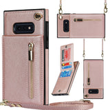 New Crossbody Zipper Wallet Phone Case For Samsung S10E