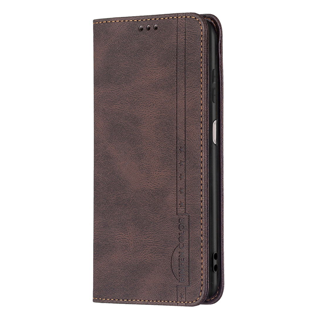 Neue RFID Magnet Leder Brieftasche Flip Hülle Für Samsung