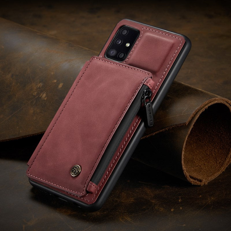 Neue luxuriöse multifunktionale Brieftaschen-Handyhülle für Samsung A51