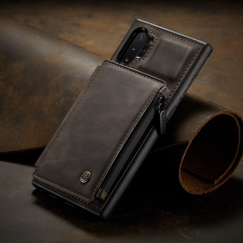 Neue luxuriöse multifunktionale Brieftaschen-Handyhülle für Samsung Note10 Plus