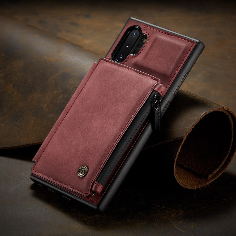 Neue luxuriöse multifunktionale Brieftaschen-Handyhülle für Samsung Note10 Plus