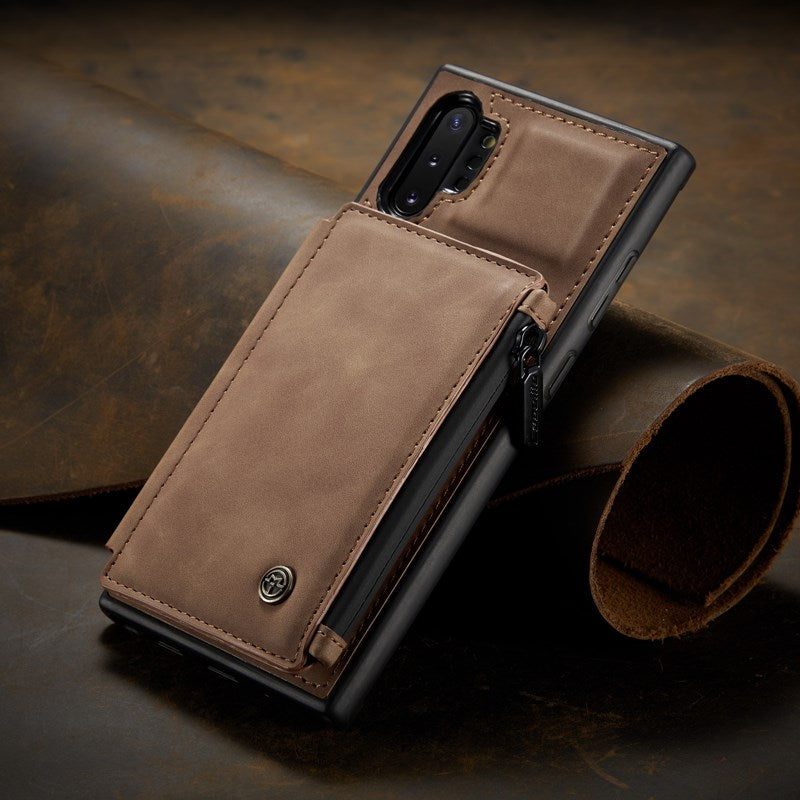 Neue luxuriöse multifunktionale Brieftaschen-Handyhülle für Samsung Note10 Plus