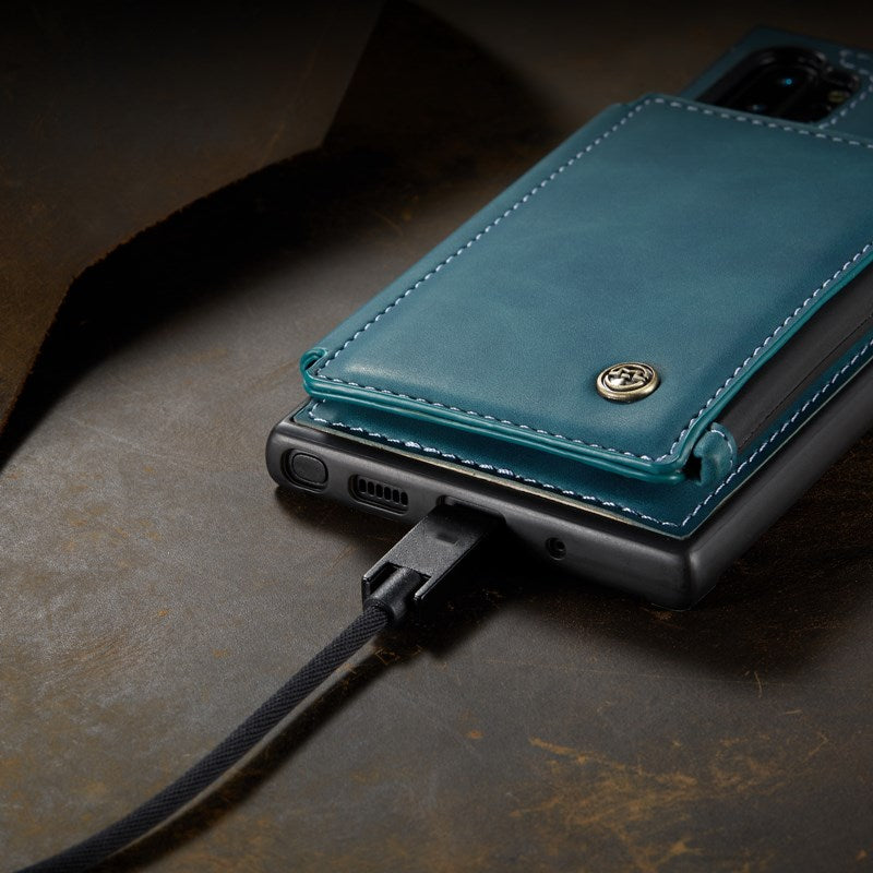 Neue luxuriöse multifunktionale Brieftaschen-Handyhülle für Samsung Note10 Plus