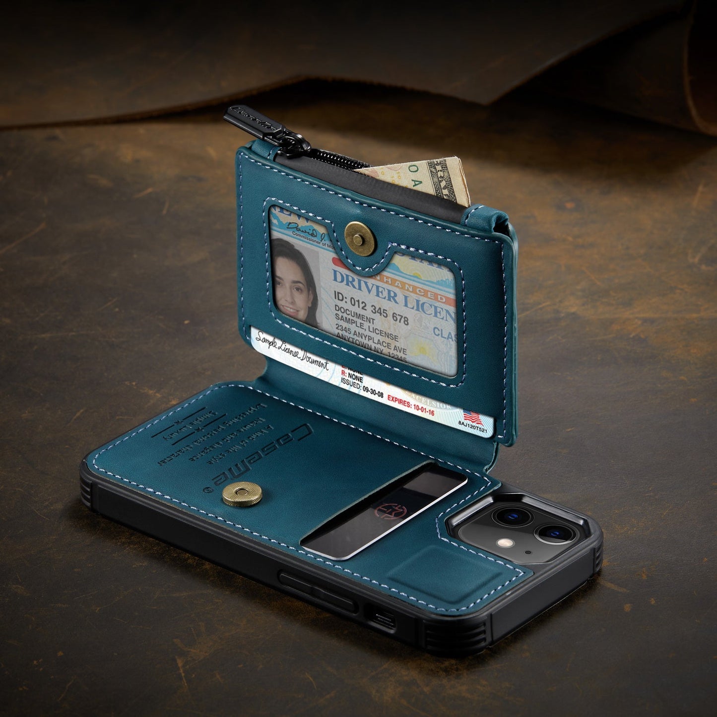 Neue luxuriöse multifunktionale Brieftaschen-Handyhülle für iPhone