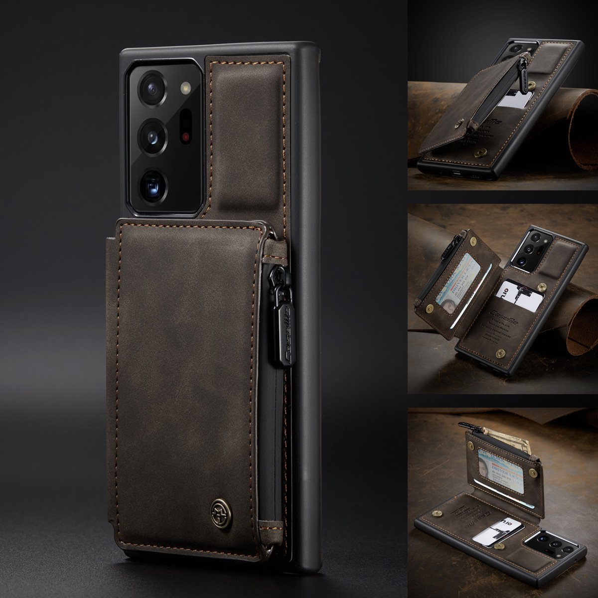 Neue luxuriöse multifunktionale Brieftaschen-Handyhülle für Samsung