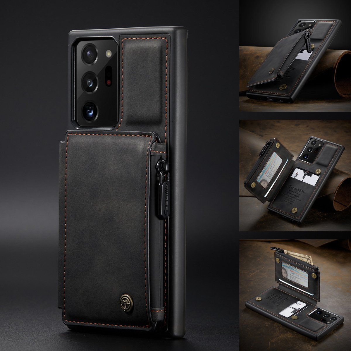 Neue luxuriöse multifunktionale Brieftaschen-Handyhülle für Samsung