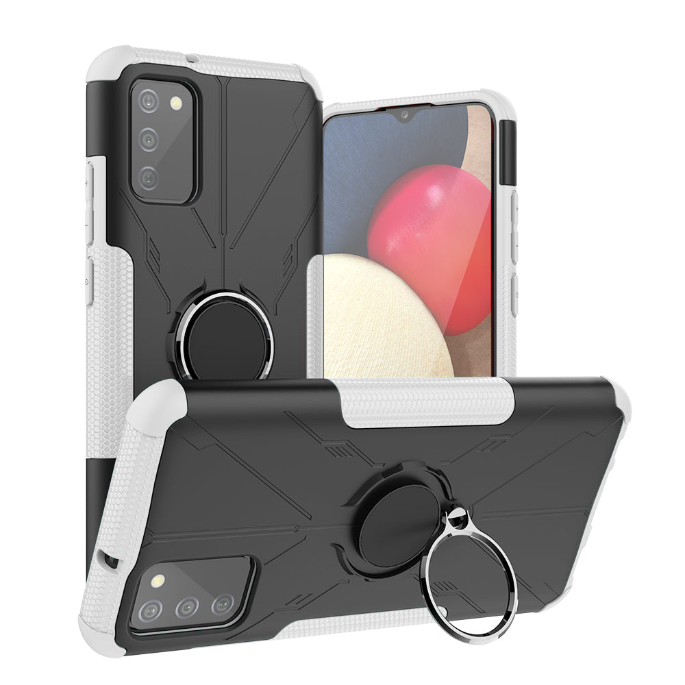 Étui Defender Robuste 3-en-1 Robot pour Samsung A02S