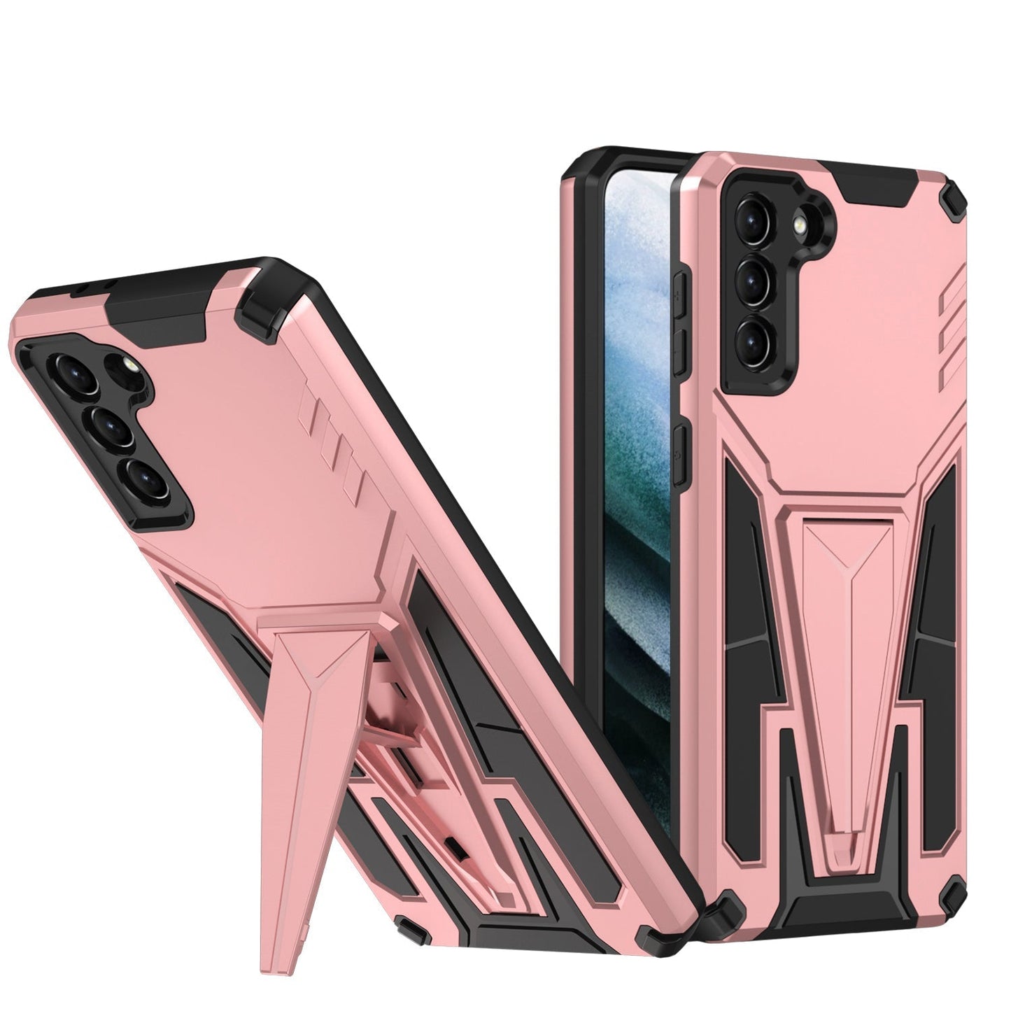 Neue außergewöhnliche Rüstungs-Halterung Magnetische Handyhülle für Samsung S21FE