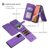 Multifunctional Magnetic Card Wallet Phone Case For Samsung A72 5G