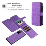 Multifunctional Magnetic Card Wallet Phone Case For Samsung S20 Series