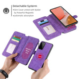 Multifunctional Magnetic Card Wallet Phone Case For Samsung A72 5G