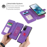 Multifunctional Magnetic Card Wallet Phone Case For Samsung S20 Series