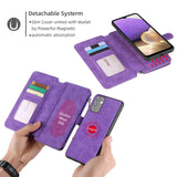 Multifunctional Magnetic Card Wallet Phone Case For Samsung A32 5G