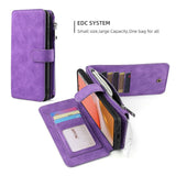 Multifunctional Magnetic Card Wallet Phone Case For Samsung A72 5G