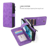 Multifunctional Magnetic Card Wallet Phone Case For Samsung S20 Series