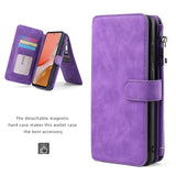 Multifunctional Magnetic Card Wallet Phone Case For Samsung A52 5G