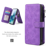 Multifunctional Magnetic Card Wallet Phone Case For Samsung S20 Series