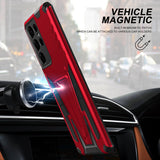 New Extraordinary Armor Bracket Magnetic Phone Case For Samsung S21 Ultra 5G