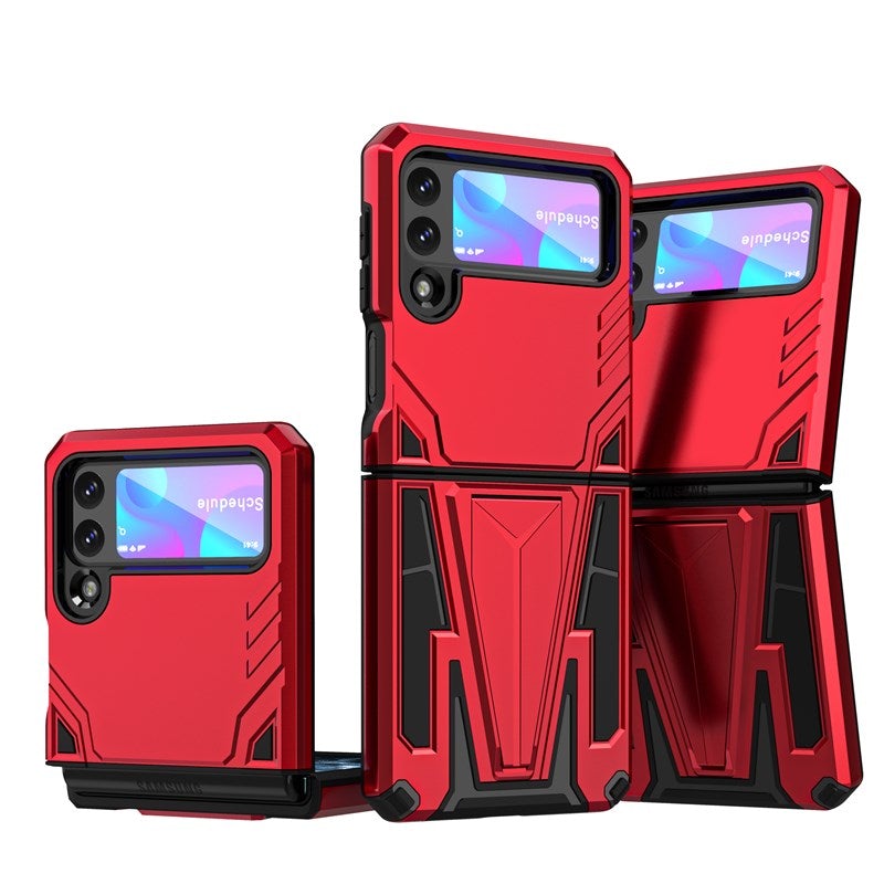 Neue Extraordinary Armor Bracket Magnetic Handyhülle für Samsung Galaxy Z Flip3 5G