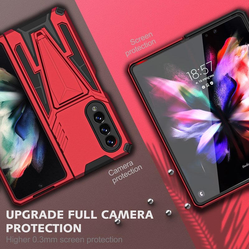 Neue außergewöhnliche magnetische Handyhülle mit Ständer für Samsung Galaxy Z Fold3 5G