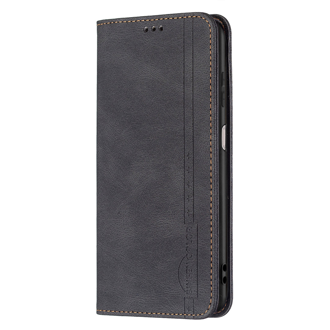 Neue RFID Magnet Leder Brieftasche Flip Hülle Für Samsung